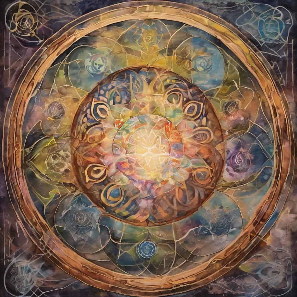 Έννοιες εξέλιξης και ανάπτυξης μέσω τέχνης και απεικόνισης του συνεχούς ταξιδιού.